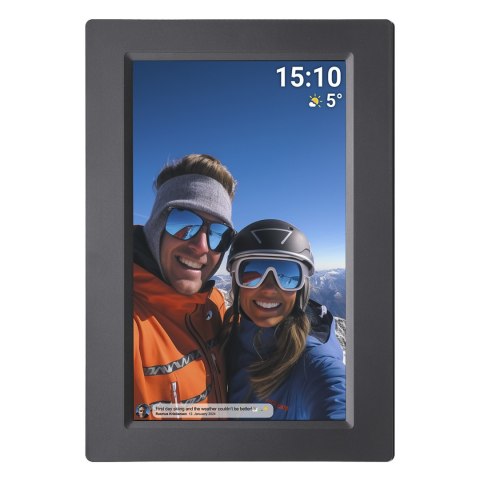 Ramka cyfrowa 10.1'' 16GB microSD Frameo PFF-1015B - czarna Ramka cyfrowa 10.1'' 16GB microSD Frameo PFF-1015B - czarna