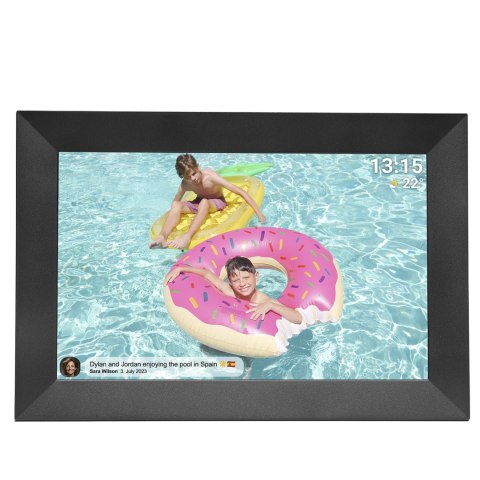 Ramka cyfrowa 10.1'' 16GB microSD WiFi Frameo PFF-1024B - czarna Ramka cyfrowa 10.1'' 16GB microSD WiFi Frameo PFF-1024B - czarna