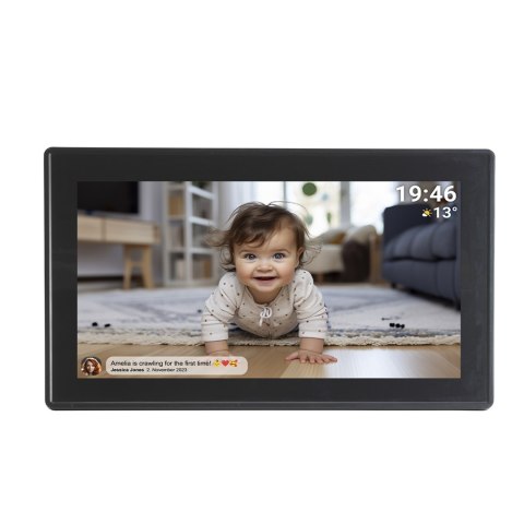 Ramka cyfrowa 15.6'' 8GB microSD WiFi głośnik MP4 AVI Frameo PFF-1514B - czarna Ramka cyfrowa 15.6'' 8GB microSD WiFi głośnik MP4 AVI Frameo PFF-1514B - czarna
