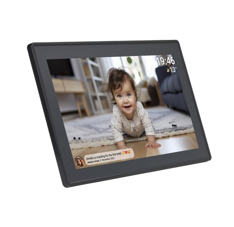 Ramka cyfrowa 15.6'' 8GB microSD WiFi głośnik MP4 AVI Frameo PFF-1514B - czarna Ramka cyfrowa 15.6'' 8GB microSD WiFi głośnik MP4 AVI Frameo PFF-1514B - czarna
