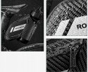 Torba rowerowa pod siodełko z kieszonką na butelkę bidon 1.5l - czarna