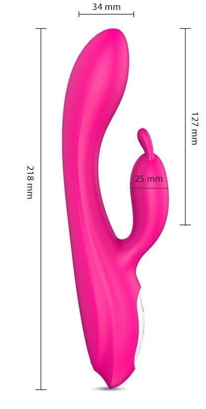 Wibrator Króliczek Podgrzewany Różowy DE-SEXY-HEAT-PNK Wibrator Króliczek Podgrzewany Różowy DE-SEXY-HEAT-PNK