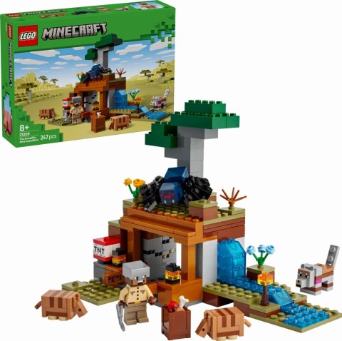21269 - LEGO Minecraft - Wyprawa do pancernikowej kopalni 21269 - LEGO Minecraft - Wyprawa do pancernikowej kopalni