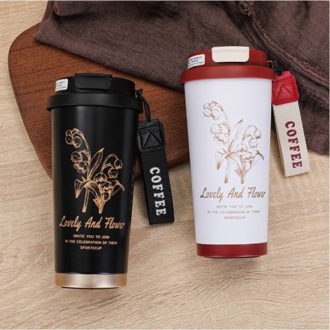 KUBEK TERMICZNY z uchwytem i ustnikiem, przenośny 550ml BD28WZ5 KUBEK TERMICZNY z uchwytem i ustnikiem, przenośny 550ml BD28WZ5