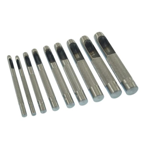PRZEBIJAKI DO SKÓRY 2,5-10MM, ZESTAW 9 SZT. PRZEBIJAKI DO SKÓRY 2,5-10MM, ZESTAW 9 SZT.