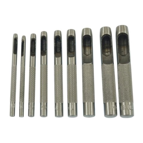PRZEBIJAKI DO SKÓRY 2,5-10MM, ZESTAW 9 SZT. PRZEBIJAKI DO SKÓRY 2,5-10MM, ZESTAW 9 SZT.