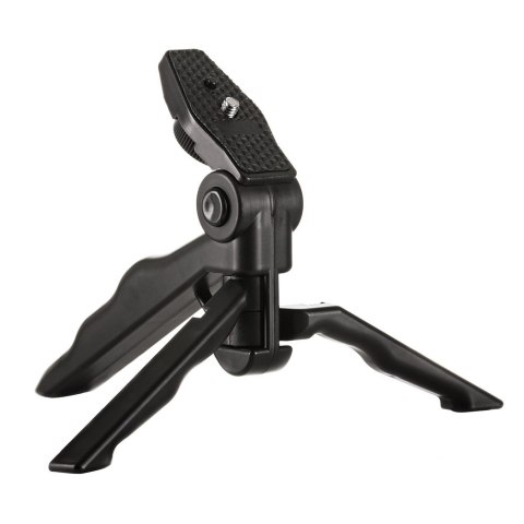 Uchwyt z mini statywem do kamery sportowej GoPro SJCAM czarny Uchwyt z mini statywem do kamery sportowej GoPro SJCAM czarny