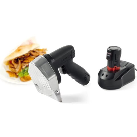 Bezprzewodowy nóż elektryczny do kebaba Kitchen Line - Hendi 267257 Bezprzewodowy nóż elektryczny do kebaba Kitchen Line - Hendi 267257