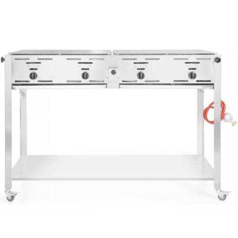 Grill gazowy "Master Quattro" 4 palniki 22kW mobilny - Hendi 154908 Grill gazowy "Master Quattro" 4 palniki 22kW mobilny - Hendi 154908