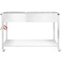 Grill gazowy "Master Quattro" 4 palniki 22kW mobilny - Hendi 154908