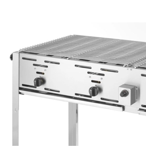 Grill gazowy "Master Quattro" 4 palniki 22kW mobilny - Hendi 154908 Grill gazowy "Master Quattro" 4 palniki 22kW mobilny - Hendi 154908