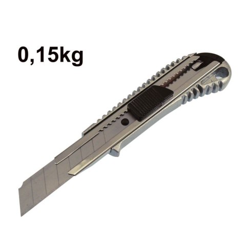 Nóż nożyk do tapet metalowy nożyk 18mm ostrze łamane Nóż nożyk do tapet metalowy nożyk 18mm ostrze łamane