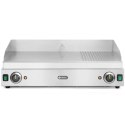 Płyta grzewcza grillowa Profi Line gładka-ryflowana podwójna do pracy ciągłej 3500W - Hendi 203163