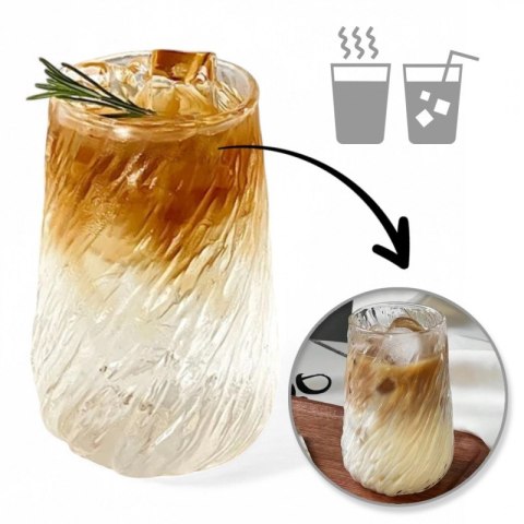 Szklanka falowana 400ml - SZK139 Szklanka falowana 400ml - SZK139