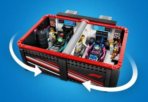 60444 - LEGO City - F1® Garaż i bolidy Mercedes-AMG i Alpine 60444 - LEGO City - F1® Garaż i bolidy Mercedes-AMG i Alpine