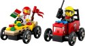 60458 - LEGO City - Zestaw wyścigówek: pizza kontra wóz strażacki