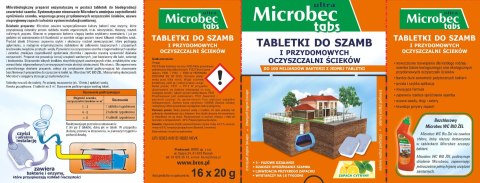 BROS - Microbec ULTRA - tabletka do szamb - 16 szt. BROS - Microbec ULTRA - tabletka do szamb - 16 szt.