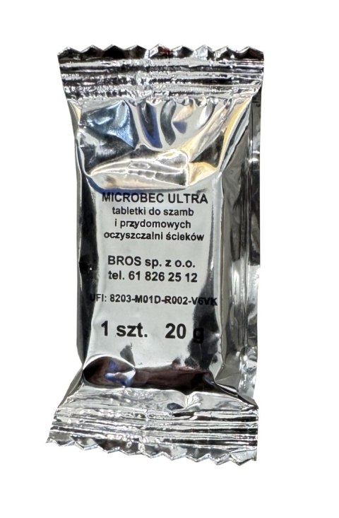 BROS - Microbec ULTRA - tabletka do szamb - 16 szt. BROS - Microbec ULTRA - tabletka do szamb - 16 szt.