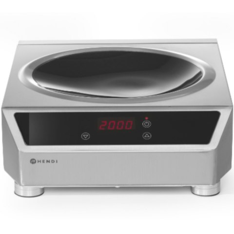 Wok indukcyjny 3500W z patelnią indukcyjną Profi Line - Hendi 239681 Wok indukcyjny 3500W z patelnią indukcyjną Profi Line - Hendi 239681