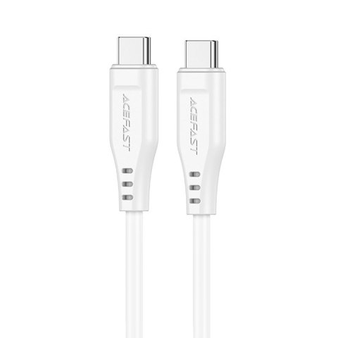 Kabel przewód do telefonu USB-C 60W 20V 3A 1.2m biały Kabel przewód do telefonu USB-C 60W 20V 3A 1.2m biały