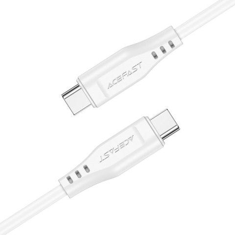 Kabel przewód do telefonu USB-C 60W 20V 3A 1.2m biały Kabel przewód do telefonu USB-C 60W 20V 3A 1.2m biały