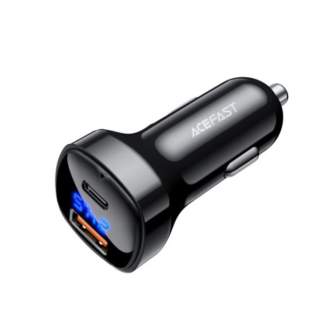 Ładowarka samochodowa 66W USB-C USB Power Delivery QC 4.0 FCP czarny Ładowarka samochodowa 66W USB-C USB Power Delivery QC 4.0 FCP czarny