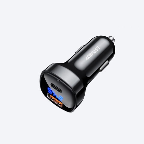 Ładowarka samochodowa 66W USB-C USB Power Delivery QC 4.0 FCP czarny Ładowarka samochodowa 66W USB-C USB Power Delivery QC 4.0 FCP czarny
