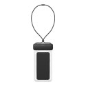 Wodoodporny pokrowiec etui na telefon do 7.2'' na basen plażę czarny