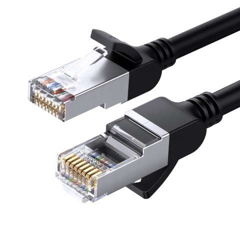 Kabel przewód patchcord Ethernet Cat 6 U/UTP okrągły 5m - czarny Kabel przewód patchcord Ethernet Cat 6 U/UTP okrągły 5m - czarny