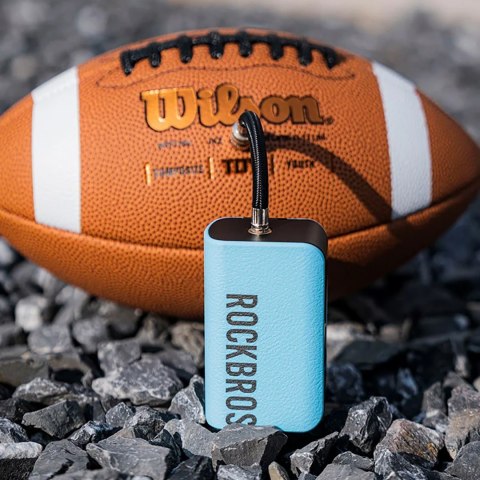 Pompka elektryczna do roweru opon piłek balonów materacy 1.37bar / 20PSI - niebieska Pompka elektryczna do roweru opon piłek balonów materacy 1.37bar / 20PSI - niebieska