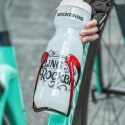 Uchwyt rowerowy na bidon butelkę - czarno-czerwony
