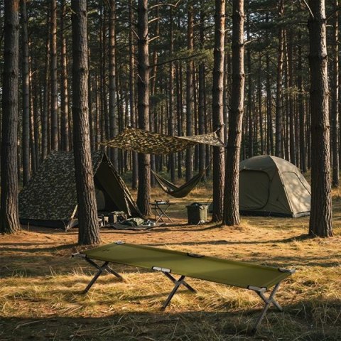NC2756 ŁÓŻKO POLOWE SKŁADANE ZIELONE 200 CM NILS CAMP NC2756 ŁÓŻKO POLOWE SKŁADANE ZIELONE 200 CM NILS CAMP