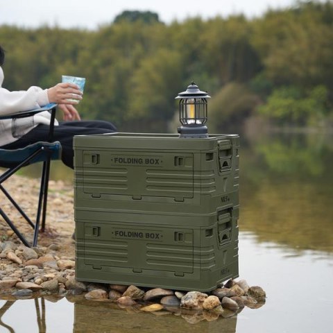 NCB4001 SKŁADANA SKRZYNIA KEMPINGOWA Z POKRYWĄ 50L NILS CAMP NCB4001 SKŁADANA SKRZYNIA KEMPINGOWA Z POKRYWĄ 50L NILS CAMP