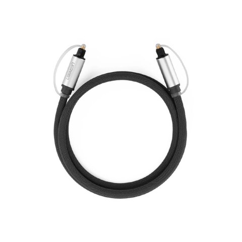 Kabel przewód optyczny audio Toslink SPDIF 2m - szary Kabel przewód optyczny audio Toslink SPDIF 2m - szary