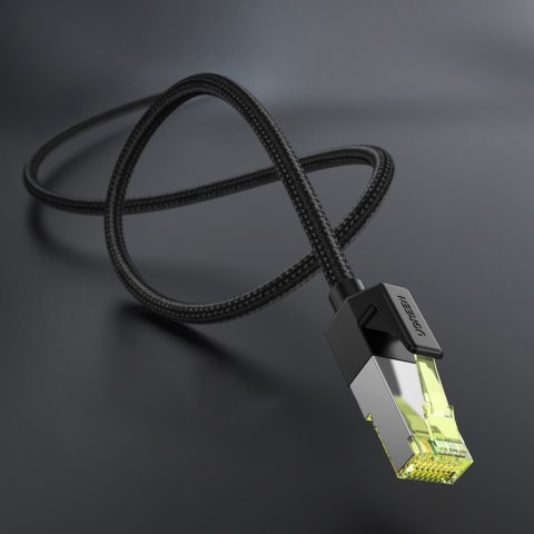 Kabel przewód patchcord Ethernet RJ45 Cat 7 10 Gbps 3m - czarny Kabel przewód patchcord Ethernet RJ45 Cat 7 10 Gbps 3m - czarny