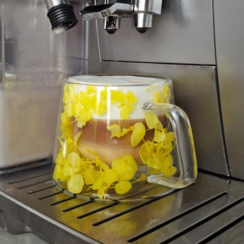 Szklanka termiczna z kwiatami w środku, hortensje 180 ml 1szt SZK155 Szklanka termiczna z kwiatami w środku, hortensje 180 ml 1szt SZK155
