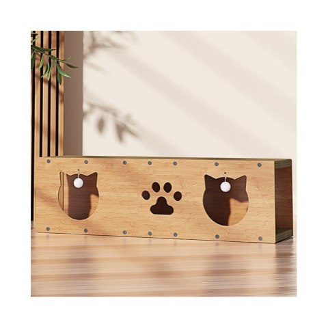 DOMEK DLA KOTA - budka, legowisko, drapak z zabawką- 100 x 29 x 30 cm KOT20 DOMEK DLA KOTA - budka, legowisko, drapak z zabawką- 100 x 29 x 30 cm KOT20
