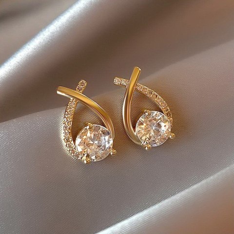 Kolczyki wiszące ze stali szlachetnej platerowanej 14k złotem KST3313 Kolczyki wiszące ze stali szlachetnej platerowanej 14k złotem KST3313