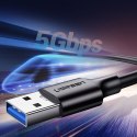 Kabel przewód USB-A 3.0 - USB-C 3A 2m - czarny