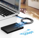 Kabel przewód USB-A 3.0 - USB-C 3A 2m - czarny