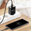 Kabel przewód USB-A 3.0 - USB-C 3A 2m - czarny