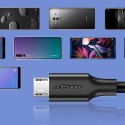 Kabel przewód micro USB - USB-A 25cm - czarny