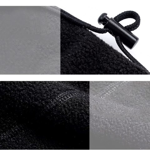 Kominiarka outdoor wiatroszczelna wodoszczelna polar - czarna Kominiarka outdoor wiatroszczelna wodoszczelna polar - czarna