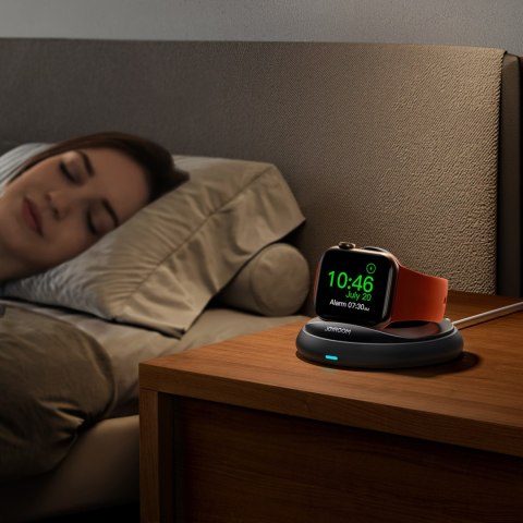 Ładowarka indukcyjna składana do zegarków Apple Watch - czarna Ładowarka indukcyjna składana do zegarków Apple Watch - czarna