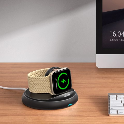 Ładowarka indukcyjna składana do zegarków Apple Watch - czarna Ładowarka indukcyjna składana do zegarków Apple Watch - czarna