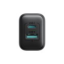 Ładowarka sieciowa USB-C i USB-A 25W SFC PPS PD - czarna