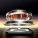Portfel na karty Magnetic Wallet MagSafe z podstawką i uchwytem na palec - czarny