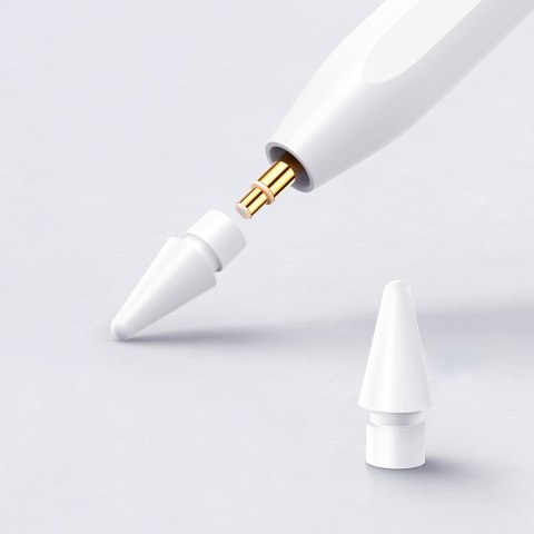 Rysik stylus aktywny do Apple iPad Pro Air Mini 130mAh USB-C - biały Rysik stylus aktywny do Apple iPad Pro Air Mini 130mAh USB-C - biały