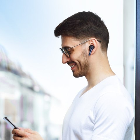 Słuchawki Funpods douszne TWS z Bluetooth 5.4 ANC i ochroną IP54 - czarne Słuchawki Funpods douszne TWS z Bluetooth 5.4 ANC i ochroną IP54 - czarne
