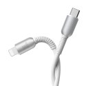 Kabel przewód Cutting-Edge Series 30W USB-C - iPhone Lightning 1.2m - szary